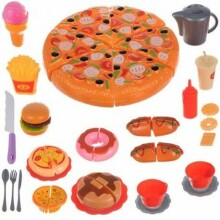Maisto žaislai virtuves žaislai plastikine pica greitas maistas 16875
