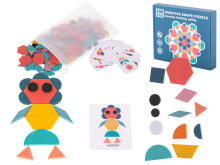 Ikonka Art.KX5367 Puidust Montessori-puzzle 180el.