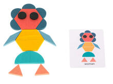 Ikonka Art.KX5367 Puidust Montessori-puzzle 180el.