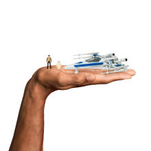 STAR WARS W3 Micro Galaxy sõiduk figuuriga