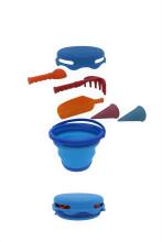 COMPACTOYS Mängukomplekt ämber liivakasti tarvikutega 7 in 1, sinine