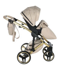 Junama Heart Art.HT-07 Beige Gold Universaalne beebikäru 2-ühes