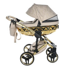 Junama Heart Art.HT-07 Beige Gold Universaalne beebikäru 2-ühes