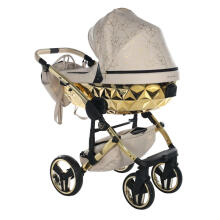 Junama Heart Art.HT-07 Beige Gold Universaalne beebikäru 2-ühes