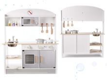Ikonka Art.KX6287 Laste puidust köök MDF MODERN CLASSIC+ tarvikud