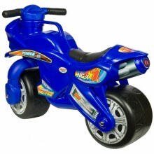 3toysm Art.MB1 Inlea4Fun bouncer in the form of a motorcycle - blue Laste ratastool