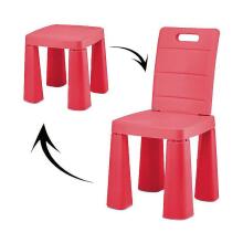 3toysm Art.4693 Plastic chair red kõrge tool
