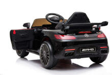 Lean Toys  Mercedes GTR Art.25076 Black Battery-powered ride-on car for children with an additional remote control