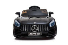 Lean Toys  Mercedes GTR Art.25076 Black Battery-powered ride-on car for children with an additional remote control