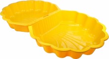 3toysm Art.61059 Sandpit Shell Twins yellow -  crab in the bottom Liivakast