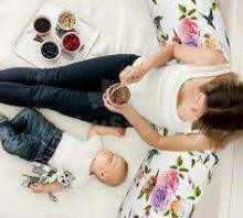 La Bebe™ Moon Maternity Pillow  Art.152341 Old Rose