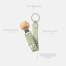 Bibs x Liberty Pacifier Clip Art.152357 Capel Sage