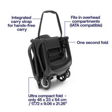 Bugaboo Butterfly Art.152369 Heritage Black Stroller