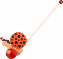 Goki Push-along animal Ladybird Florah Art.54950 Puidust rullmänguasja