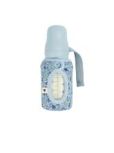 BIBS x Liberty Baby Bottle Sleeve Small Art.152785 Chamomile Lawn Baby Blue - Pudeli kaas 110 ml
