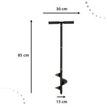 Ikonka Art.KX4659_1 Aia spiraalpuur 85x15cm
