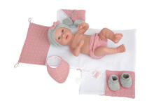 Arias Baby Doll Salma Art.AR65288 Roosa tekiga nukk, 42 ​​cm.