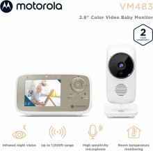 Motorola VM483 Art.505537471013 300 m FHSS White beebimonitor