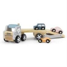 PolarB Truck Art.25561  Puidust haagis autodega, treilerauto