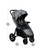 MoMI MIYA Art.WOSP00032 Grey Lapsevanker