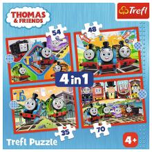 TREFL THOMAS & FRIENDS Puslede komplekt, 4 tk, Thomas