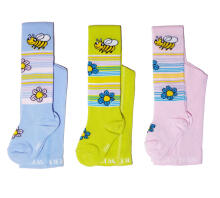 Weri Spezials Bērnu Zeķubikses Little Bee Light Blue ART.SW-1789 Augstas kvalitātes bērnu kokvilnas Zeķubikses meitenēm