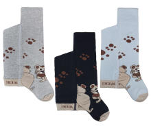 Weri Spezials Bērnu Zeķubikses Little Lion Heather Gray ART.WERI-0148 Augstas kvalitātes bērnu kokvilnas Zeķubikses zēniem