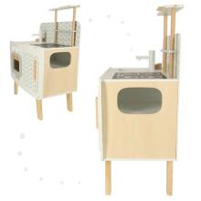 Ikonka Wooden Kitchen MDF Lulilo Retro Art.KX4635 Laste puidust köök koos tarvikutega