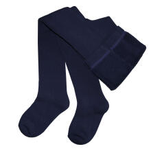 Weri Spezials Bērnu Zeķubikses Monochrome Navy ART.WERI-7617 Augstas kvalitātes siltas  plīša bērnu kokvilnas Zeķubikses zēniem