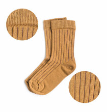 La Bebe™ Nursing Eco Organic Cotton Socks Art.154803 Camel Laste sukkpüksid on valmistatud keskkonnasõbralikust orgaanilisest puuvillast.