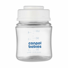 CANPOL BABIES pudelīšu komplekts mātes piena uzglabāšanai 3x120ml, 0M+, 35/235