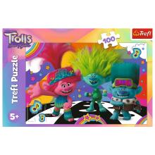 TREFL TROLLS Pusle Trollid 3, 100 osa