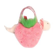 Fancy Pals pehme Aksolotl maasikakujulises kotis, 20 cm