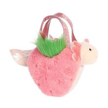 Fancy Pals pehme Aksolotl maasikakujulises kotis, 20 cm