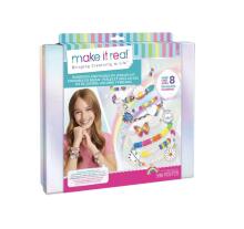 MAKE IT REAL Käevõrude DIY komplekt, vikerkaar ja pärlid