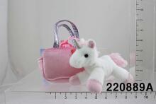 Fancy Pals Ükssarvik roosas kotis, 20 cm