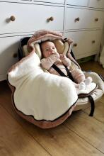 Makaszka Alpaca Footmuff Art.155336 Dusty Pink