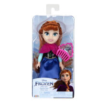 DISNEY PRINCESS Väike nukk harjaga, 8 cm