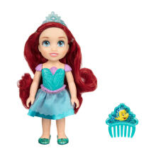 DISNEY PRINCESS Väike nukk harjaga, 8 cm