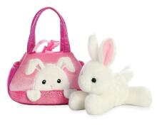 AURORA Fancy Pals plush toy rabbit in a bag, 20 cm