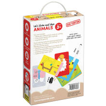 Banana Panda Let's Write and Wipe Animals Art.77367 56 tk