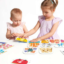 Banana Panda Make-a-Match Puzzle Number Train Art.49113 Mõistatused põrandale 30 tk
