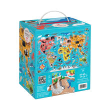 Banana Panda Puzzlove Animals Of the World Art.49217 Mõistatused põrandale 60 tk