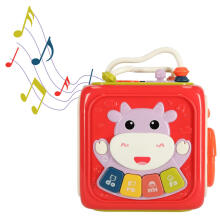 Bebe Basic Cube  Art.KX4291 Montessori 6-in-1 Busy Cube Sorter for Toddlers