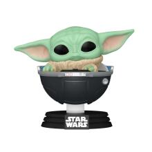FUNKO POP! Vinyl figuur: The Mandalorian - Grogu in a pram
