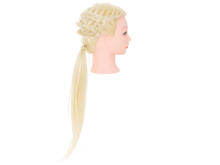 Ikonka Art.KX6961_1 Juuksuri koolitus pea loomulik blondid juuksed