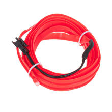 Ikonka Art.KX4955 LED ümbritsev valgustus autole / auto USB / 12V lint 5m punane