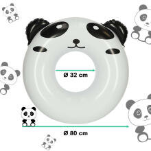 Ikonka Art.KX4919_2 Laste ujumisrõngas 80cm panda