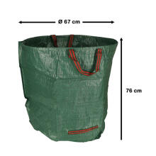 Ikonka Art.KX4843 Garden waste bin for leaves, bag, 272 l, large