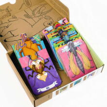 Ikonka Art.KX4756 MUDUKO Beebipuzzle Tee sõpru putukatega Ecopuzzles kaheosaline 18m+